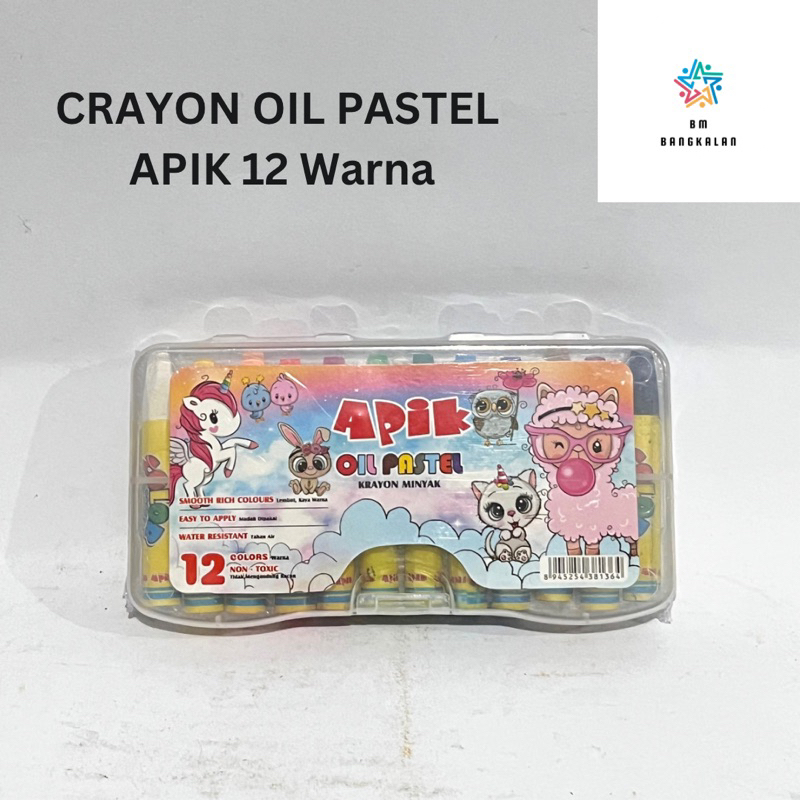 

Crayon Oil Pastel APIK 12 Warna