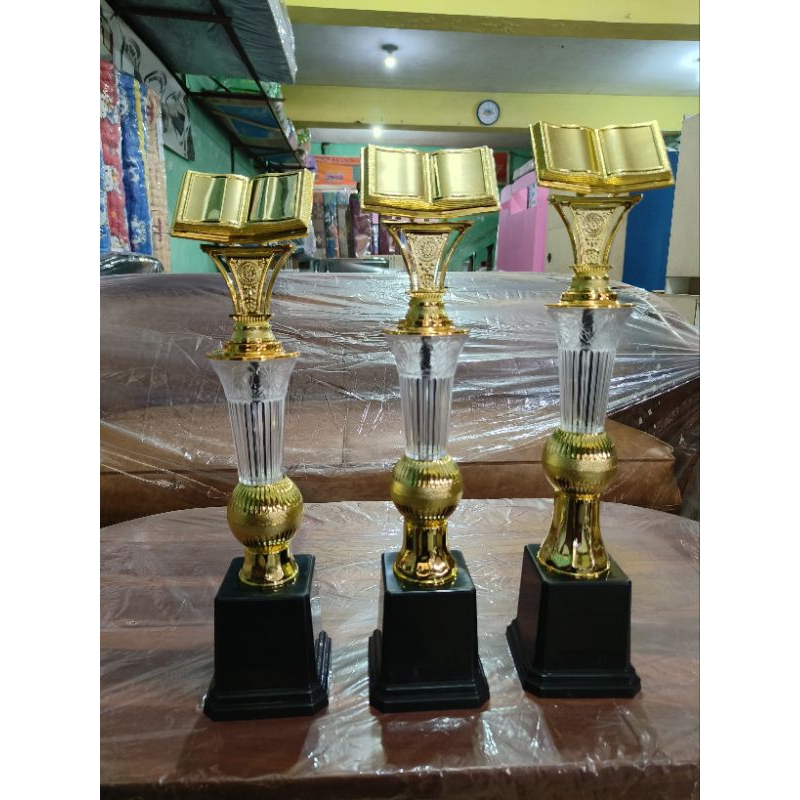 piala set MTQ MHQ bagus mewah
