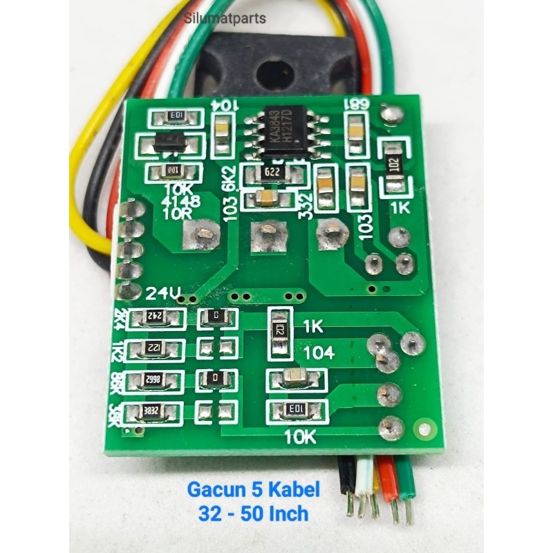 Gacun 5 Kabel Power Besar 12v 24v CA-901 5pin