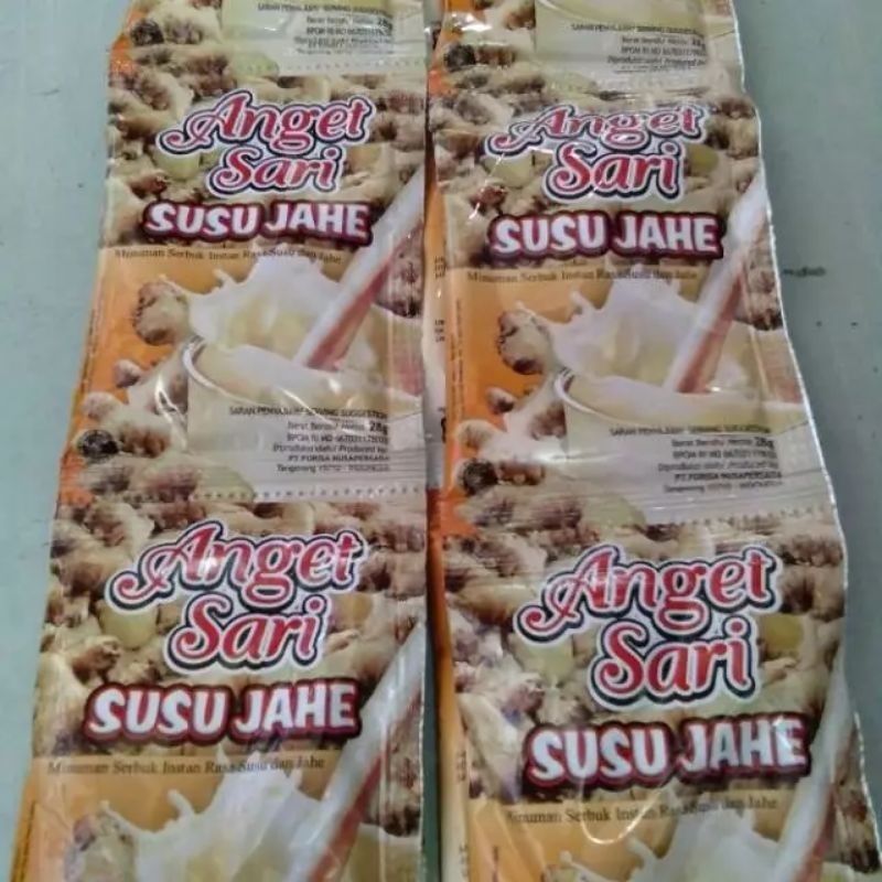 

Anget Sari susu jahe sachet renceng isi 10's