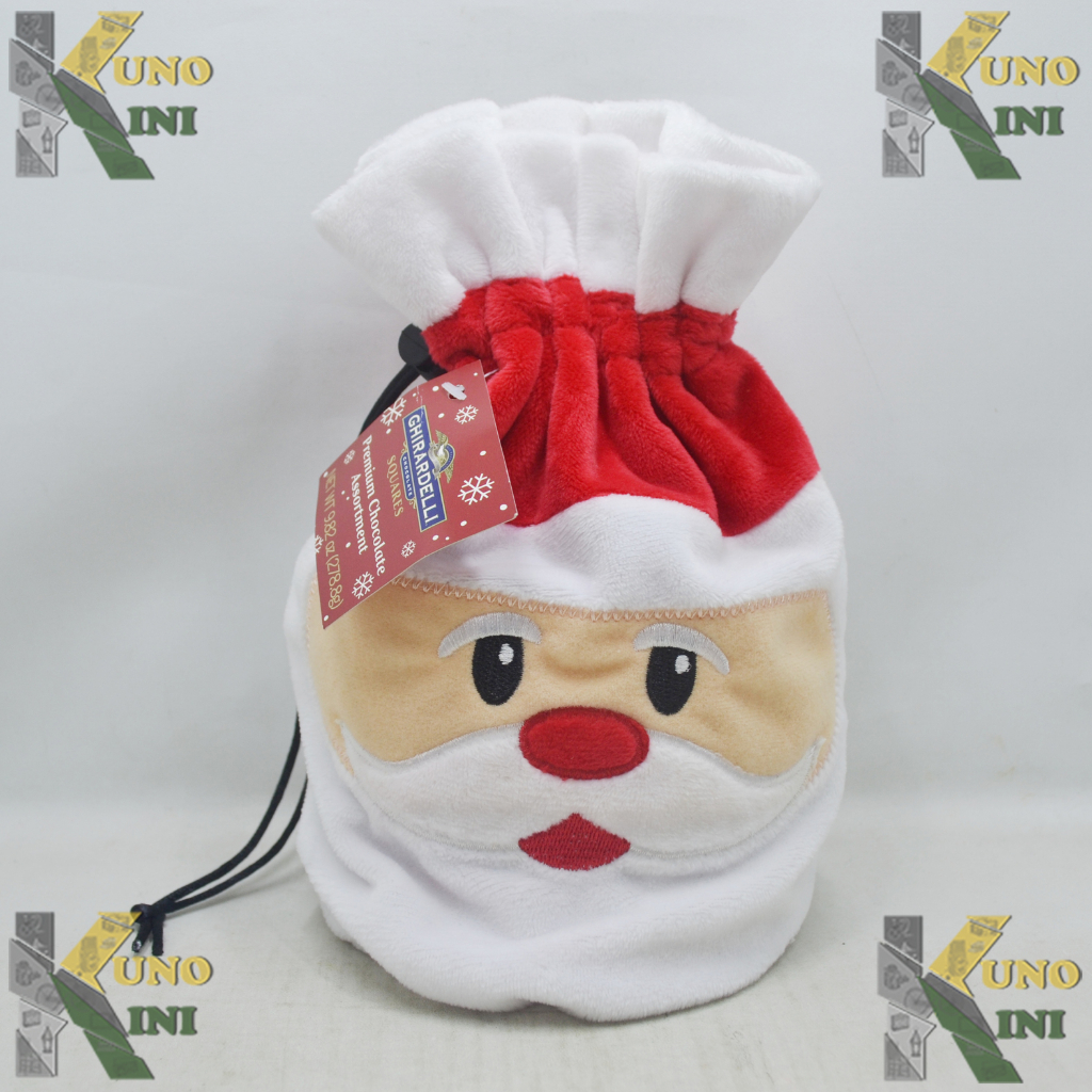 GHIRARDELLI SANTA CLAUS POUCH