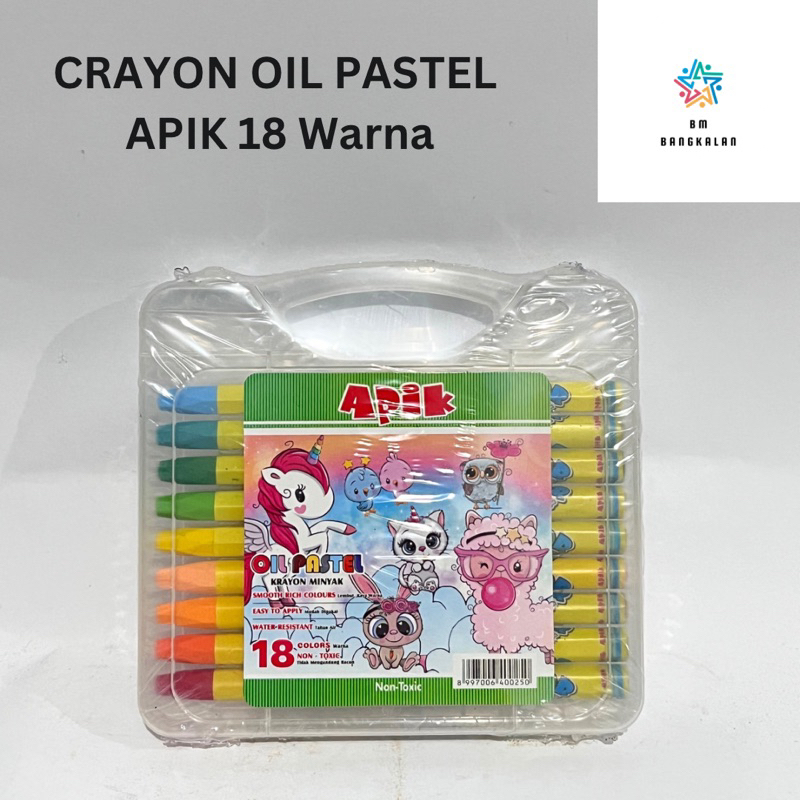 

Crayon Oil Pastel APIK 18 warna