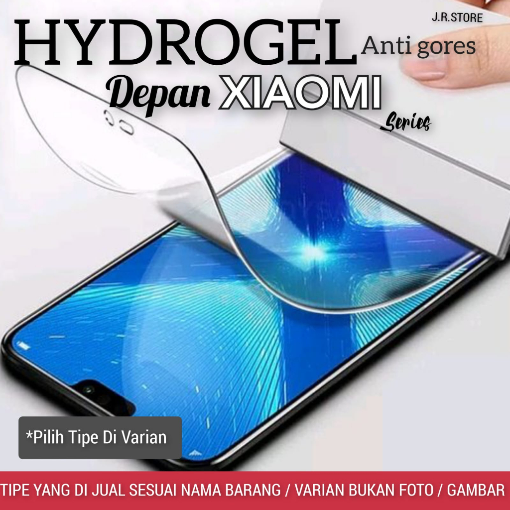 DEPAN HYDROGEL anti gores XIAOMI Mi A3 / Mi A2 Lite / Mi A2 / MI 6X / Mi A1 / Mi 5X / Mi Max 1/2/3 /