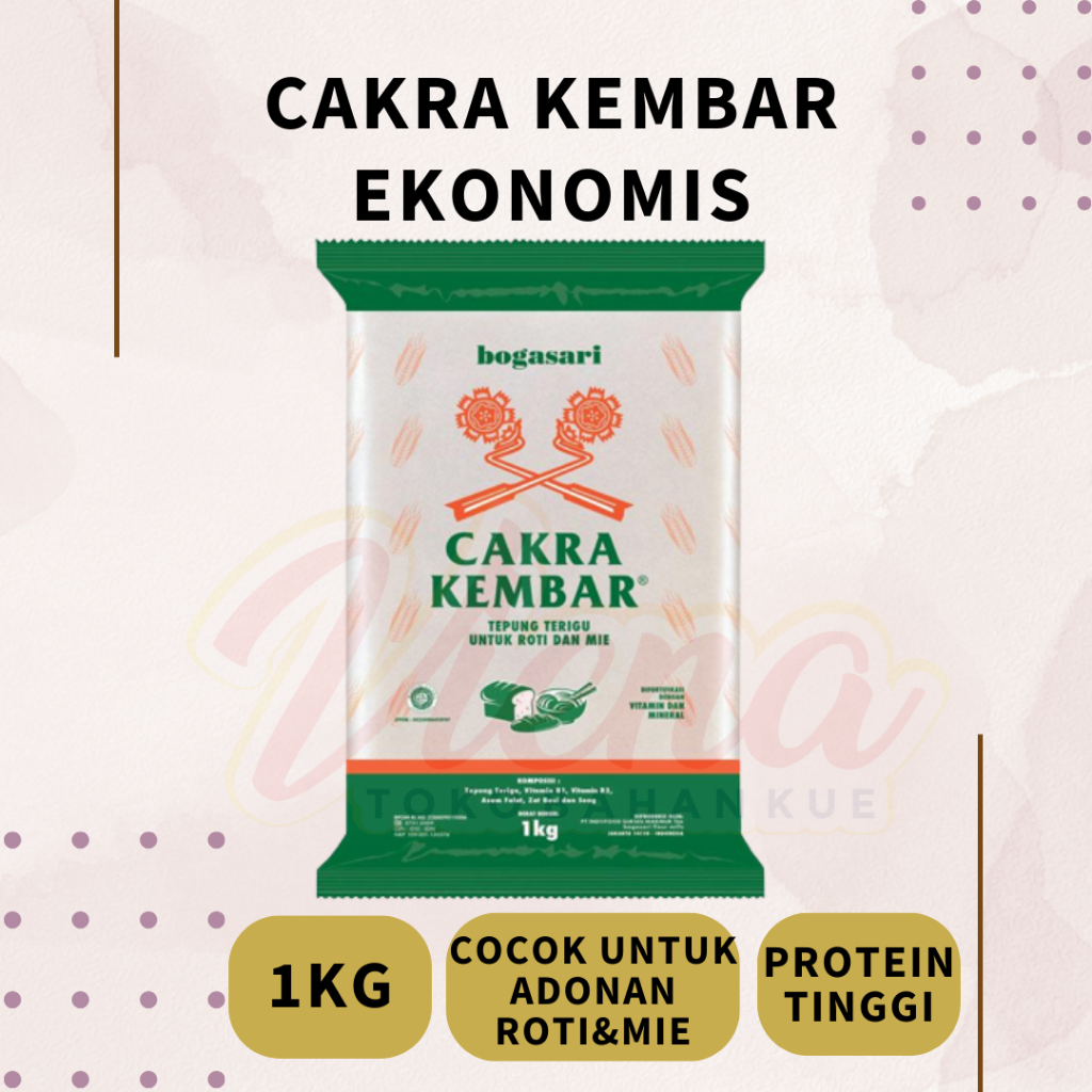 

Cakra Kembar Tepung Terigu 1kg Ekonomis