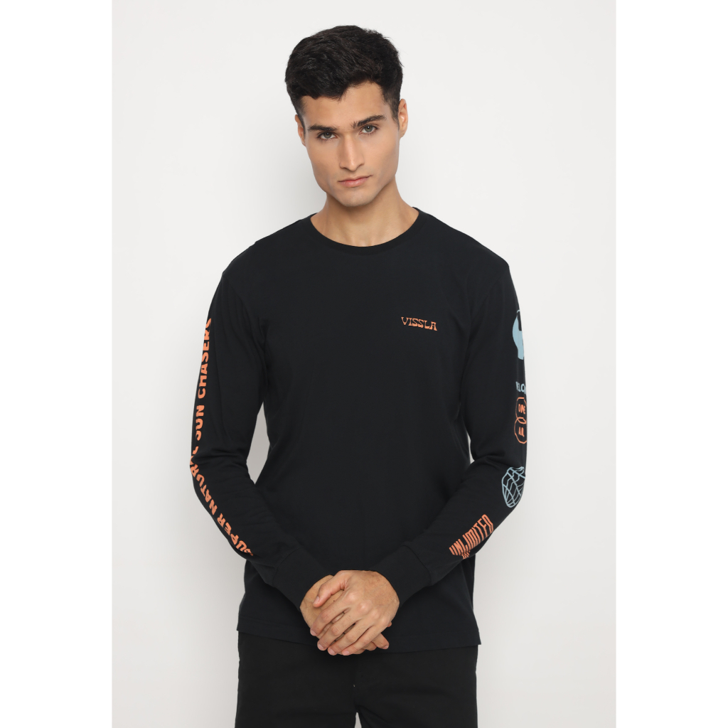 VISSLA-ONE WORLD LS TEE-BAJU KAOS LENGAN PANJANG