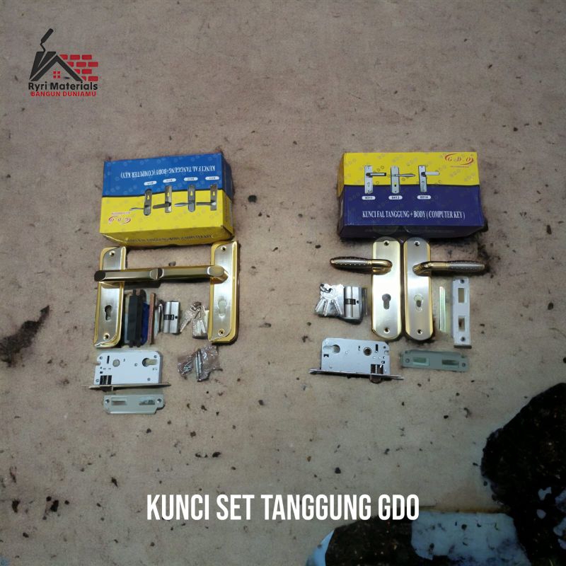 Kunci pintu tanggung GDO / kunci set tanggung GDO / Kunci pintu set