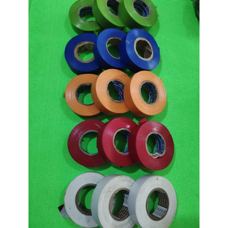 Isolasi Listrik / Isolasi Warna-Warni / SOLASI KABEL LISTRIK / Termurah Harga Grosir