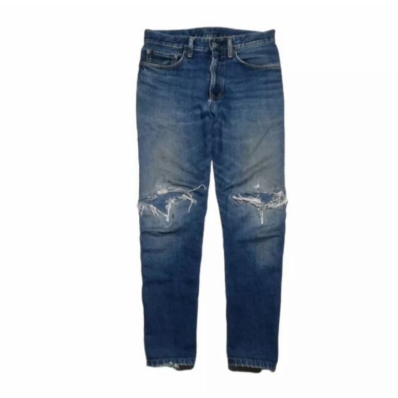 Celana Ripped Jeans Pria GU by Uniqlo SECOND