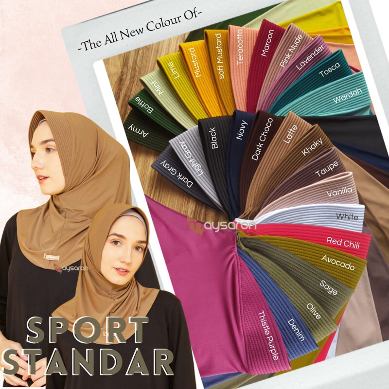 HIJAB SPORT | HIJAB STANDAR | HIJAB MAYSARON