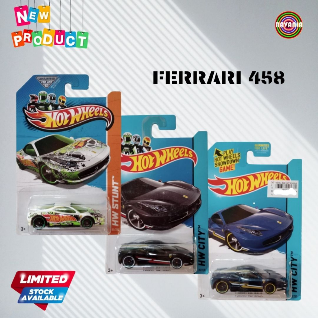 Ferrari 458 - Miniatur Mobil Mainan / Diecast