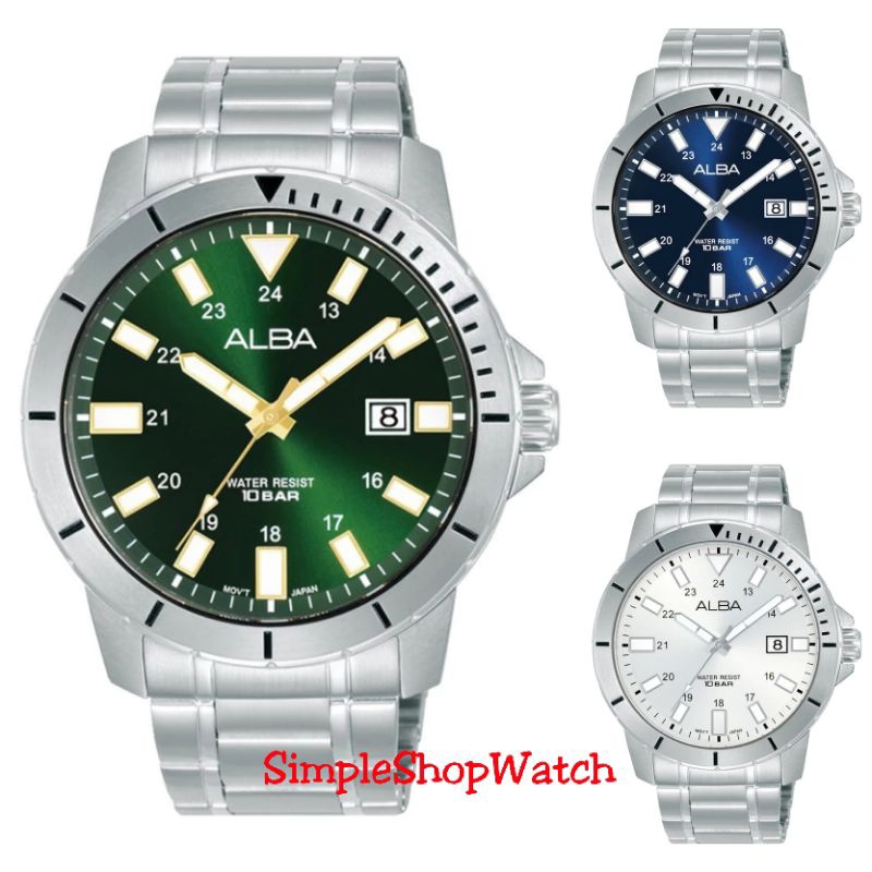 Original 100% Jam Tangan Pria ALBA AS9R95X1  AS9R97X1 AS9R99X1 Garansi Resmi 1 Tahun