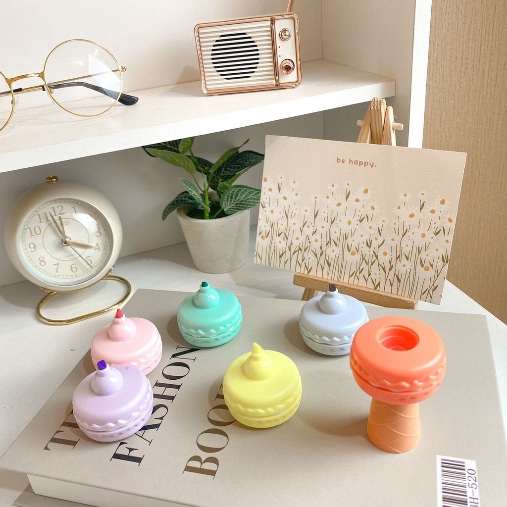 

STABILO/HIGHLIGHTER PENANDA MOTIF MAKARON LUCU ISI 6 WARNA