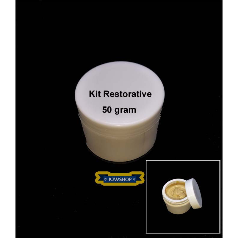 Kit Restorative Heavy Duty Paste Polish 50 Gr Car Paste Wax Oren Merah 50Gr Kit Kaleng Orange 50G Ki