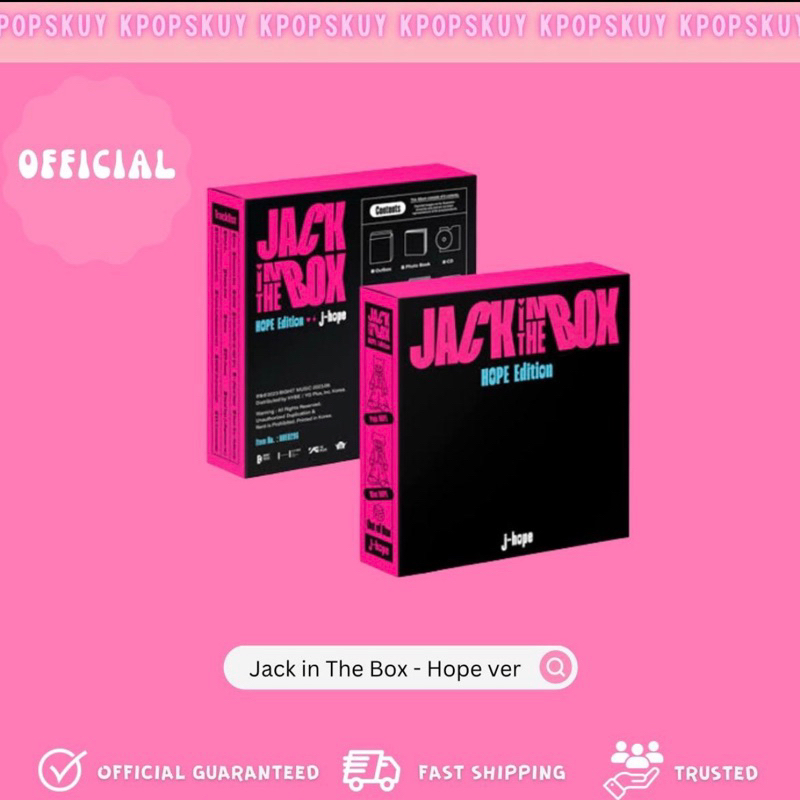 J-HOPE JACK IN THE BOX HOPE EDITION (Jack In The Box) Weverse Album