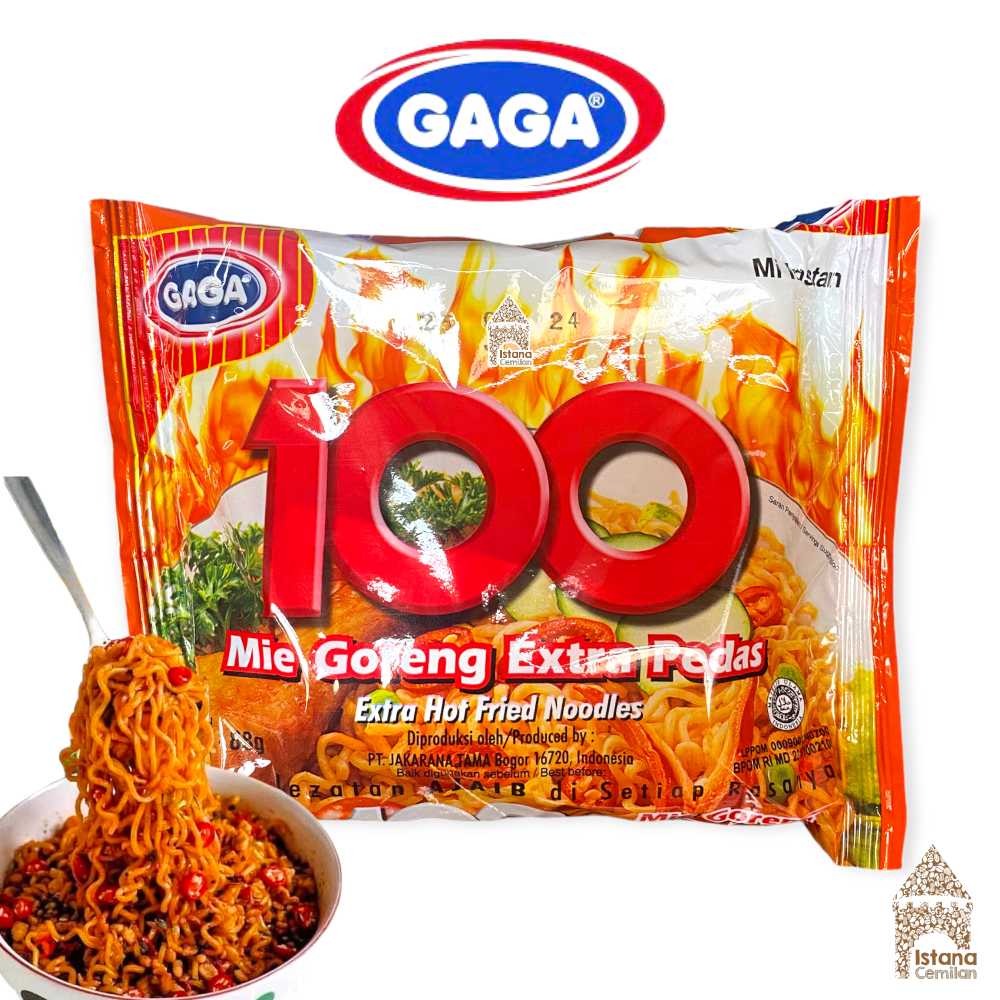 

Gaga 100 Mie Goreng Extra Pedas | Mi Instan