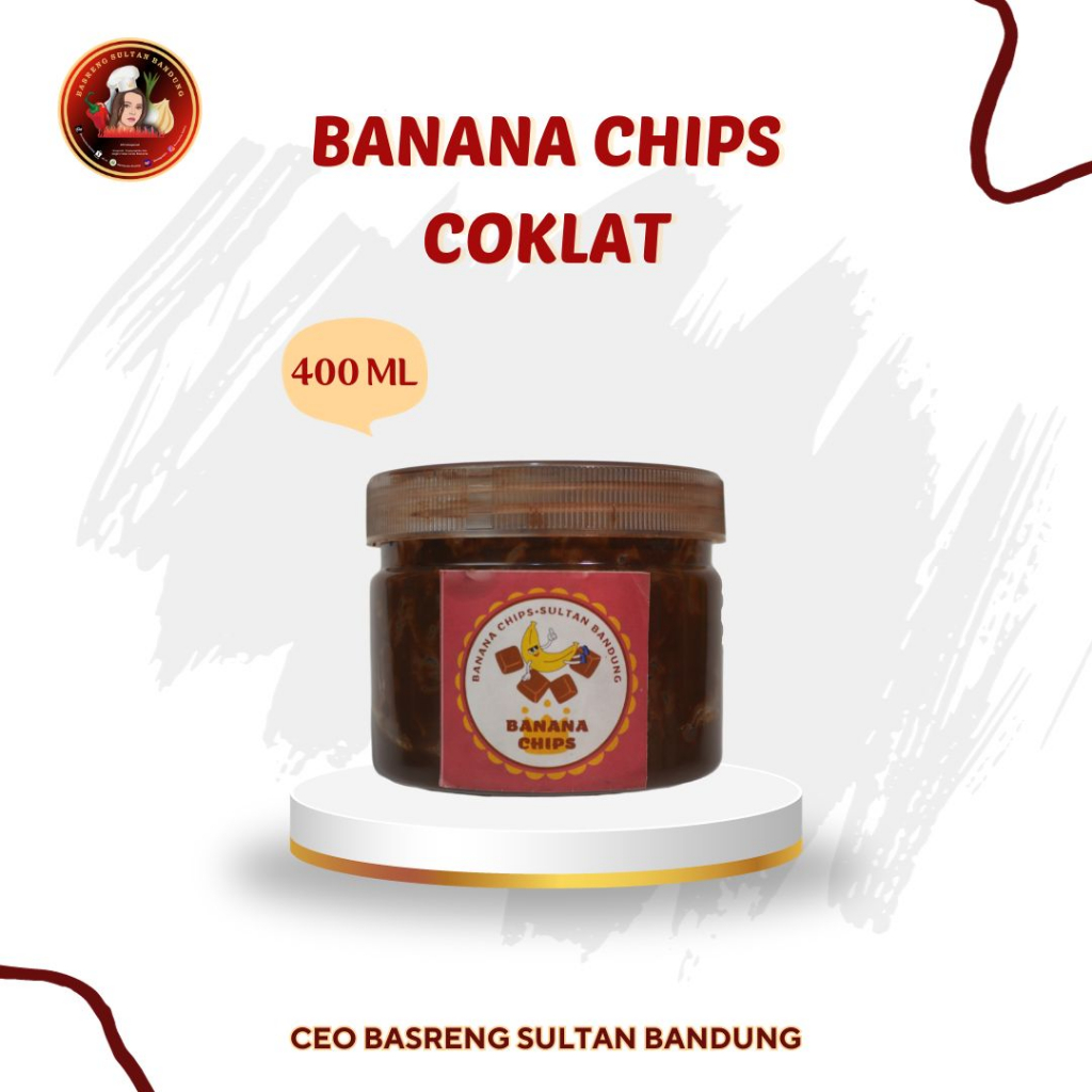 

Banana Chips Sultan Bandung-keripik pisang coklat lumer - 400ML