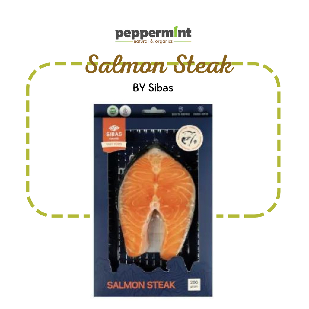 

Sibas Frozen Fish Salmon Steak (200 gr) / Steak Ikan Salmon