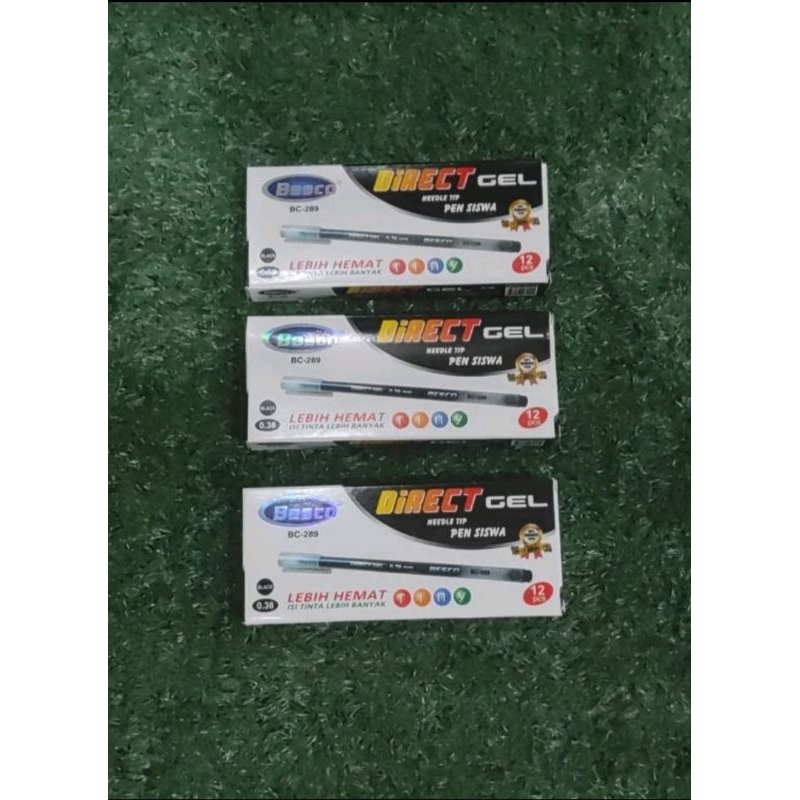 

pen direct gel Besco tinta hitam