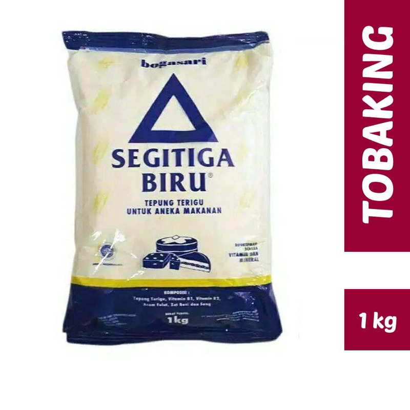 

terapung terigu SEGITIGA BIRU PREMIUM kemasan 1Kg