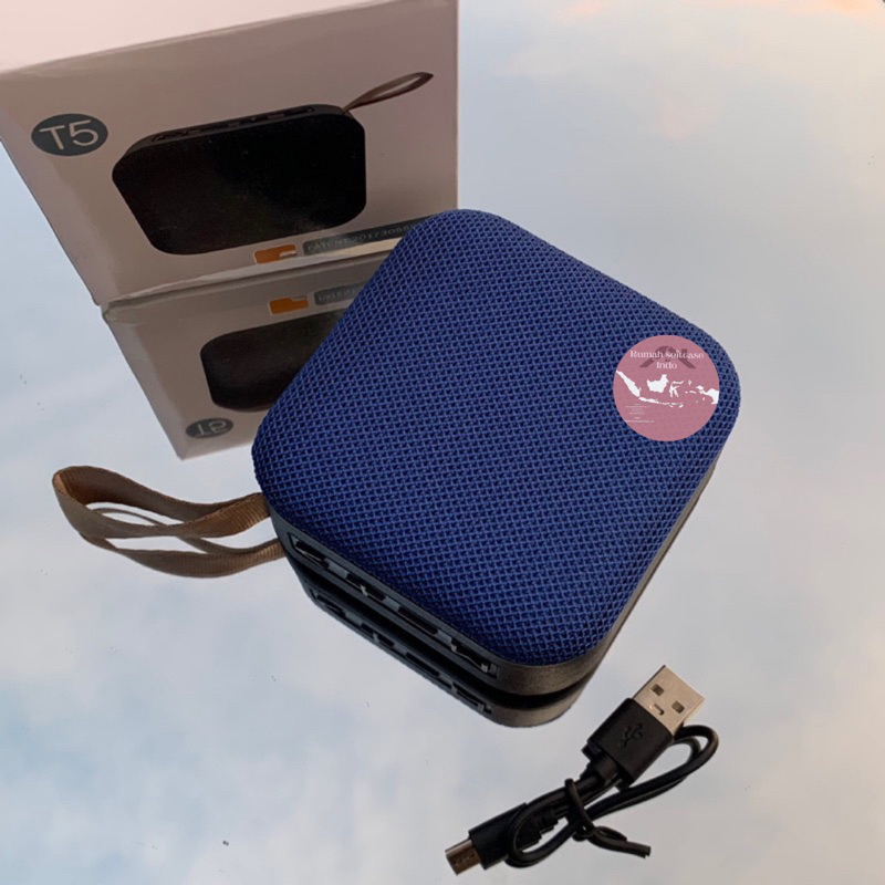 SPEAKER JBL T5 POLOS NAVY MUSIC BOX BLUETOOTH SPIKER KOTAK BASS