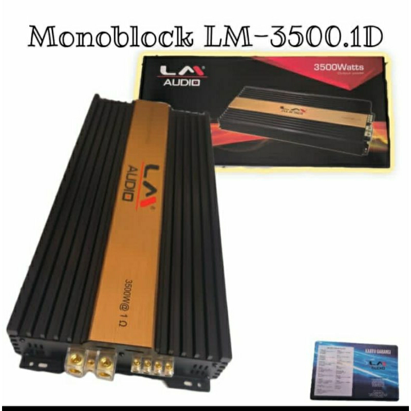 Monoblock LM Audio Class D LM-3500.1D