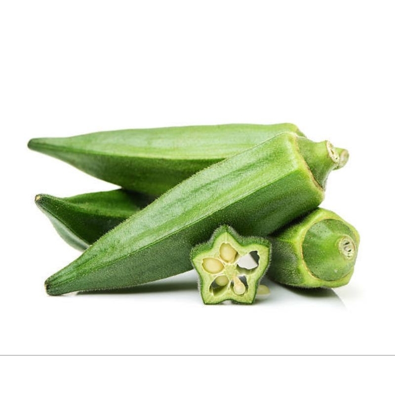 

okra segar 200 gram (tidak setiap hari)
