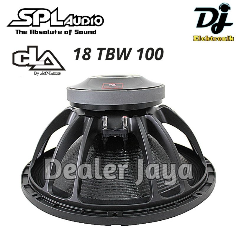 Speaker Komponen SPL Audio CLA 18 TBW 100 / 18TBW100 - 18 inch