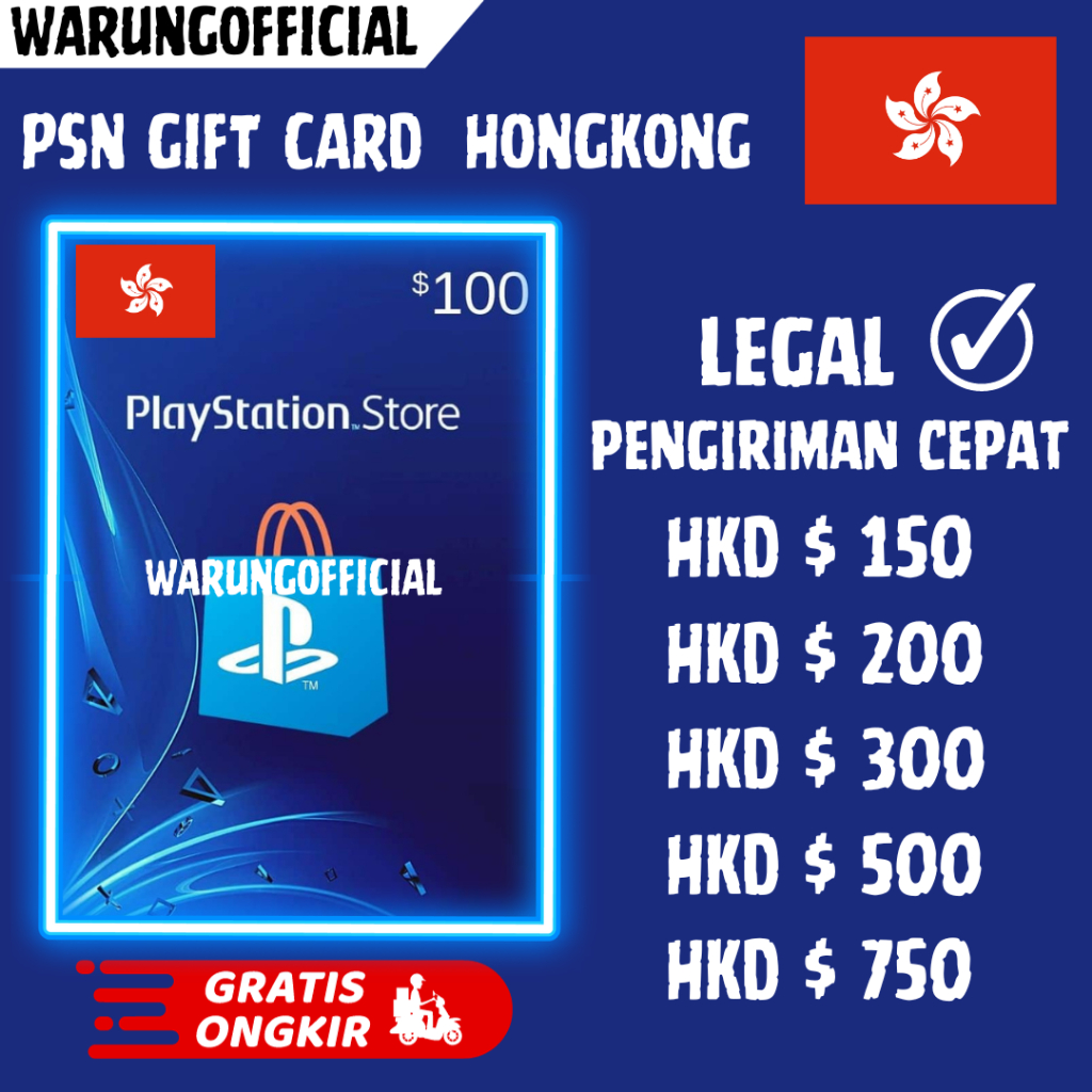 Psn Wallet Playstation Gift Card Hongkong PSN Wallet Gift Card HKD Hongkong