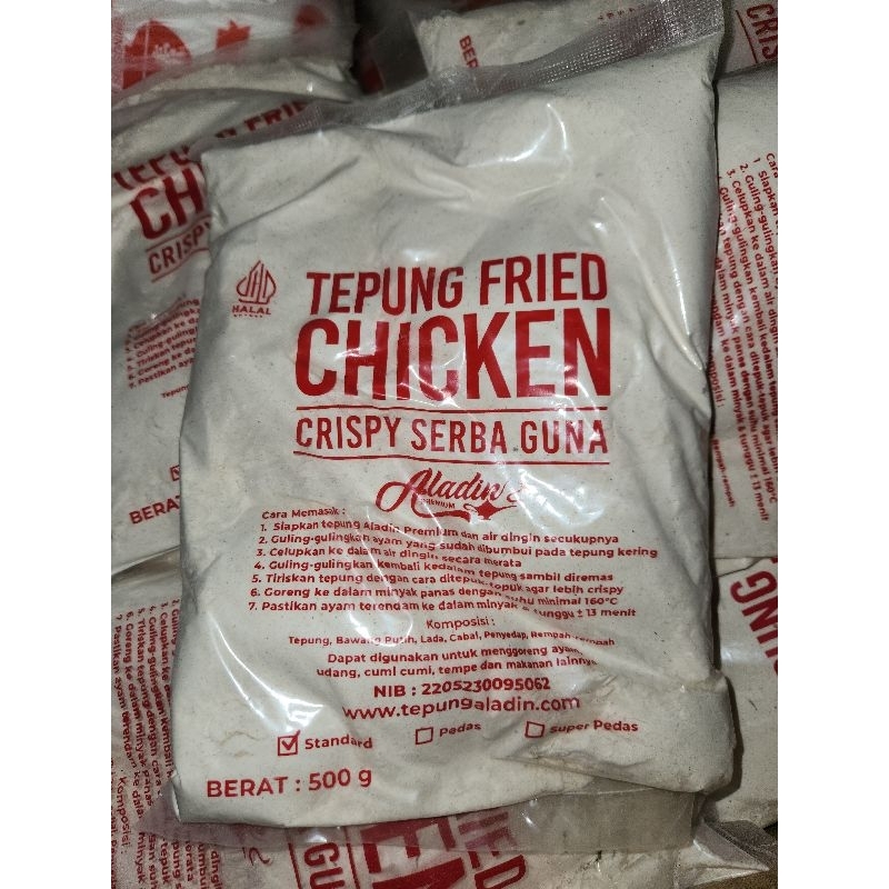 

tepung fried chicken crispy serbaguna 500gr