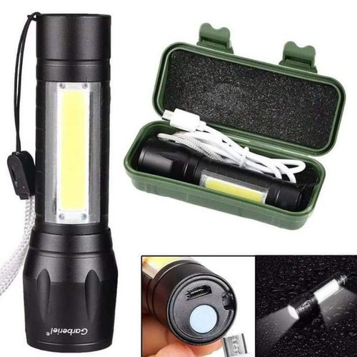 LAMPU SENTER POLISI SWAT MINI LED COB 88000W SUPER TERANG ZOOM 511