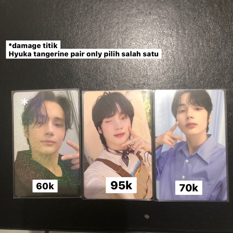 PC HYUKA TANGERINE HUENINGKAI // PHOTOCARD TXT MIDSUMMER SG23 POB WVJ