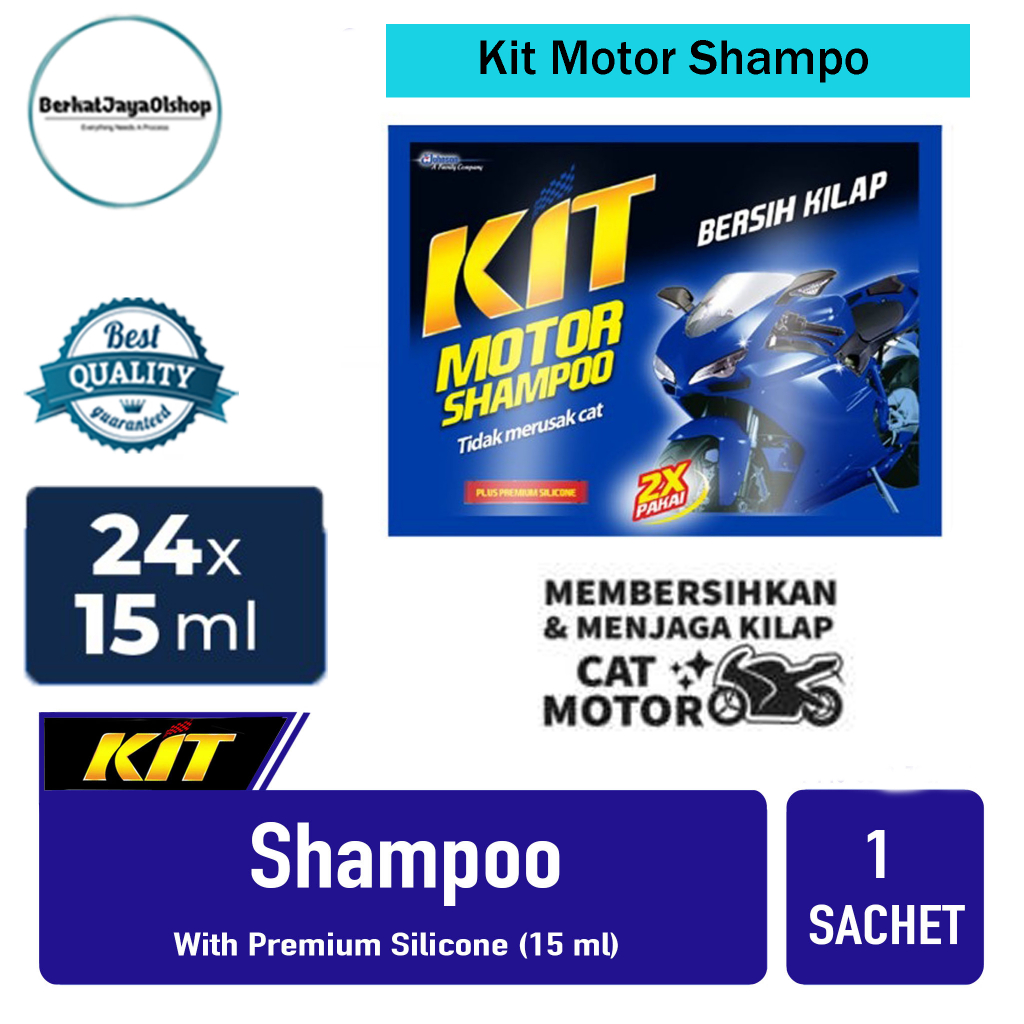 Shampo Cuci Motor Mobil KIT Shampoo Sachet Wash And Wax Sachet
