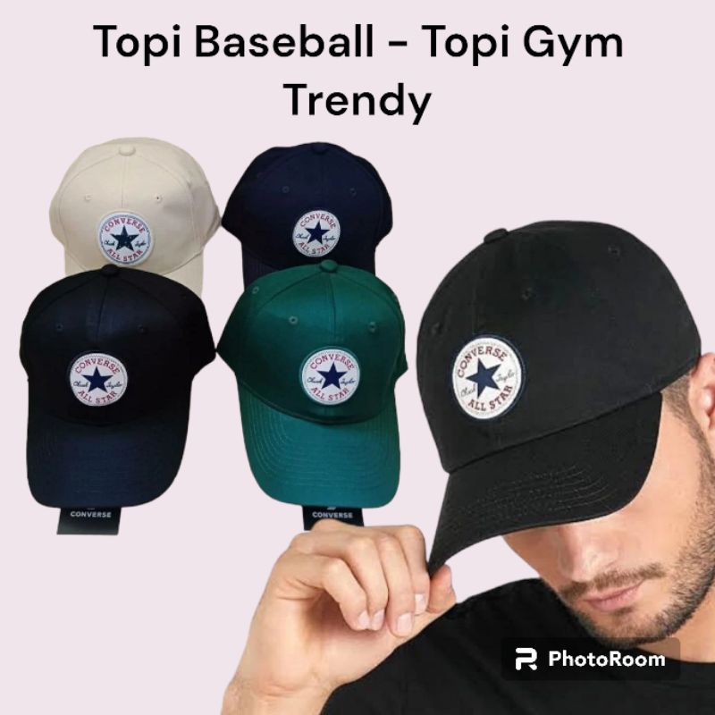 Topi Baseball Trendy - Topi Gym Bordir Kode C