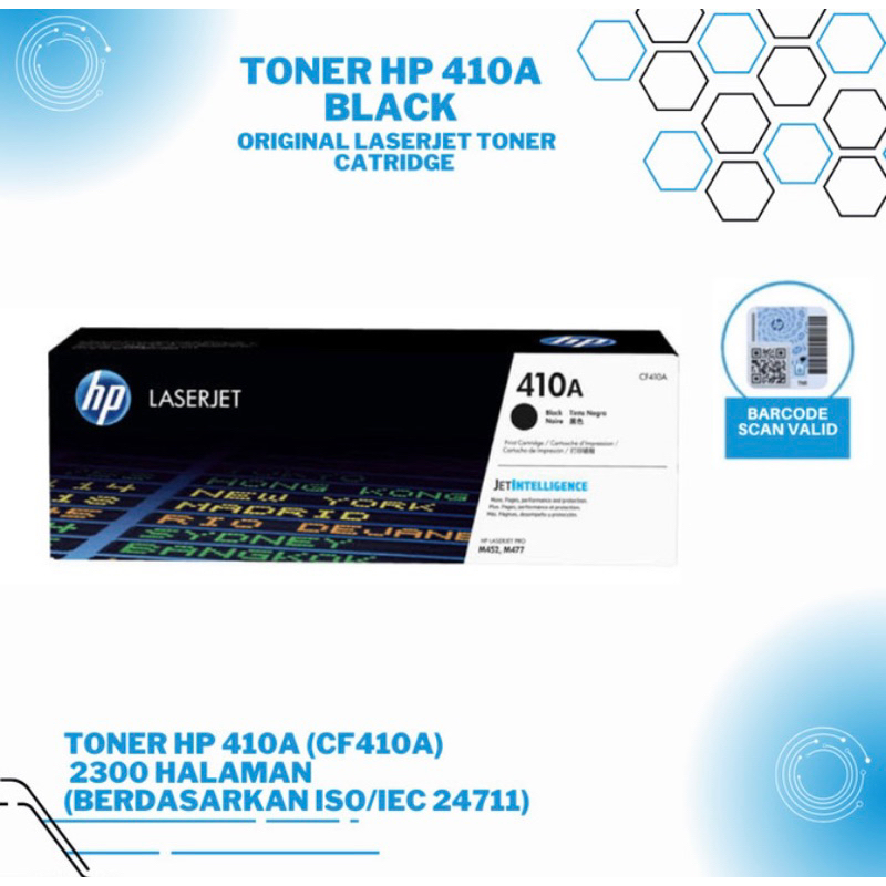 Toner hp laserjet 410A CF410A black