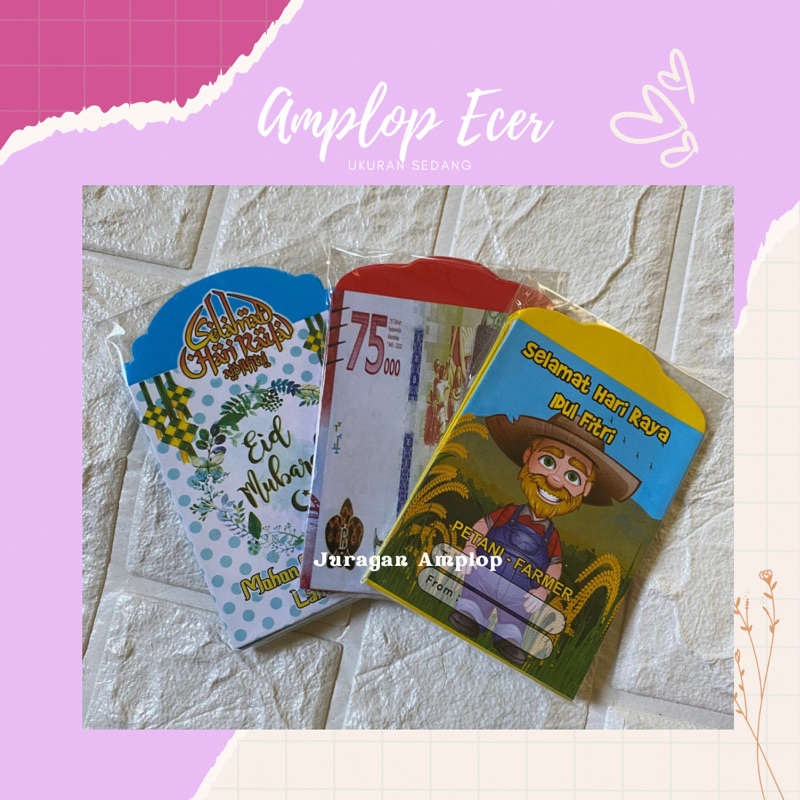 

AMPLOP LEBARAN ECER SIAP PAKAI ISI 10 PCS | BELI 5Pack GRATIS 1 PACK | AMPLOP MEDIUM PANTUN