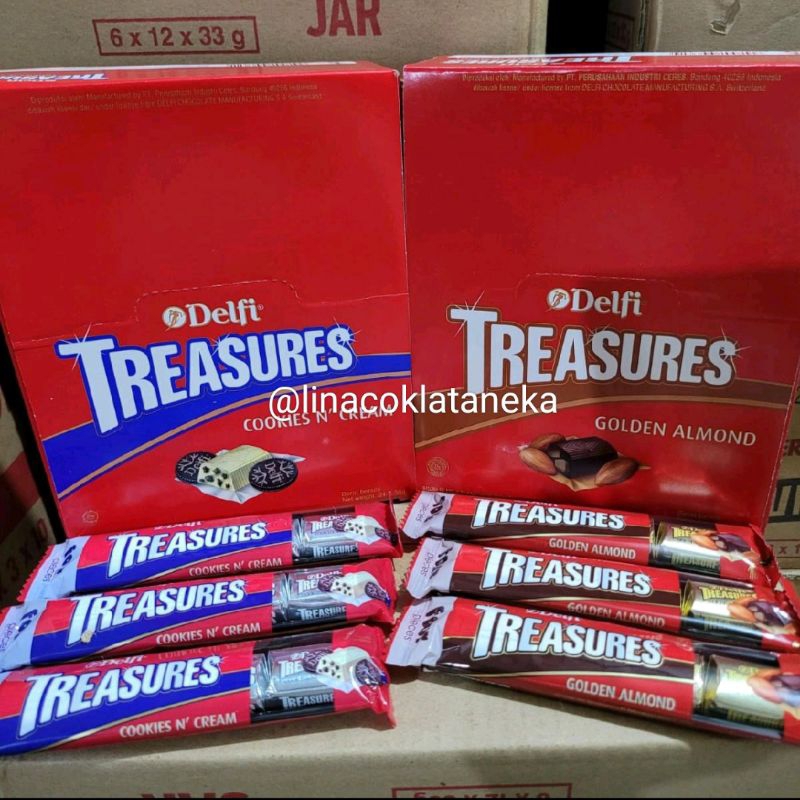 

Delfi treasures Almond & Cookies 1box isi 24pcs