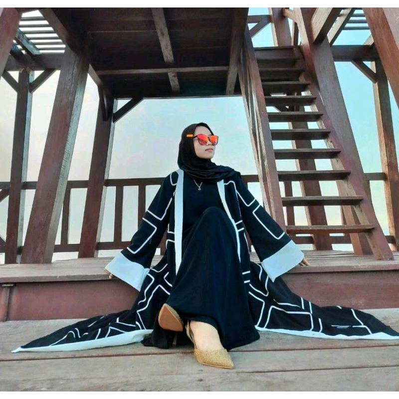 Abaya Gamis Turkey Set Outher kotak