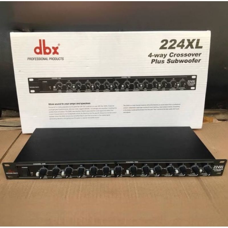 DBX 224XL PLUS SUBWOOFER CROSSOVER DBX224XL 4 WAY