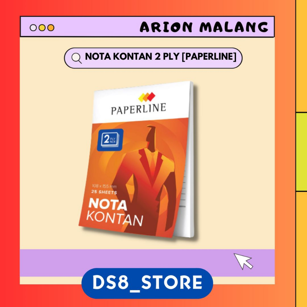 

Nota Kontan 2 PLY Putih Merah / NCR PAPERLINE