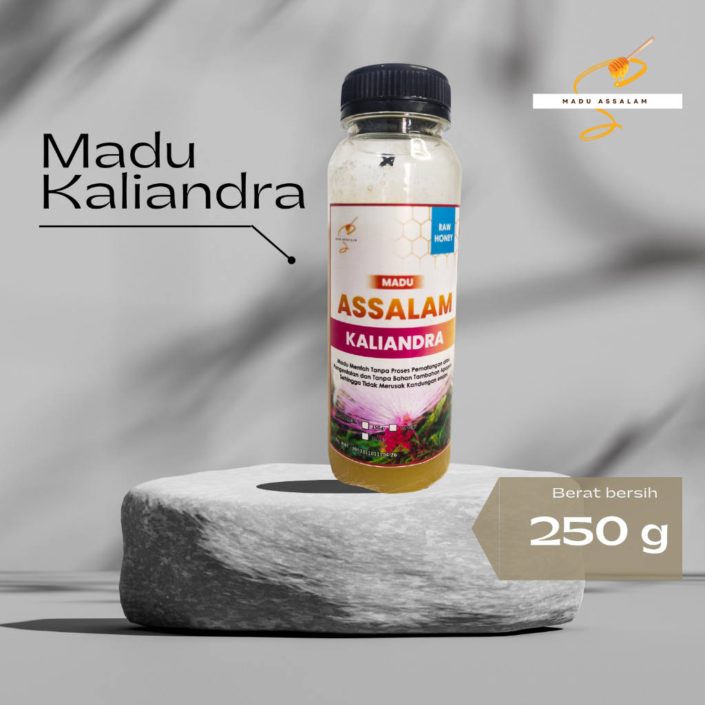 

Madu KALIANDRA 250 gr by Madu Assalaam Murni Asli Syrup Honey Organik Alami