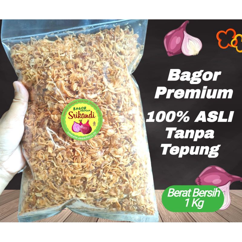 

Termurah Bawang Goreng tanpa Tepung Refil 1kg