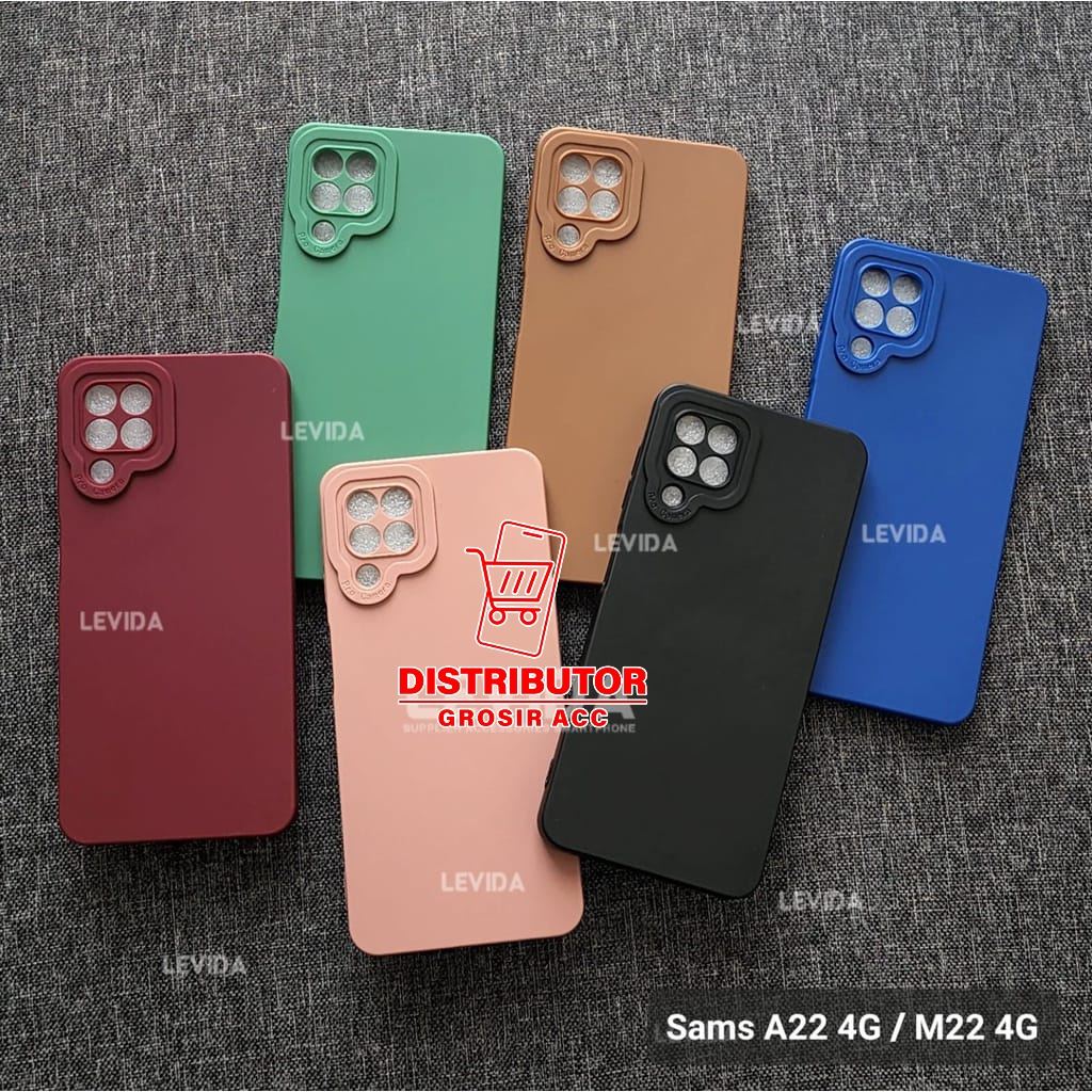 SAMSUNG A22 4G CASE MACARON PRO CAMERA CASE SAMSUNG A22 4G
