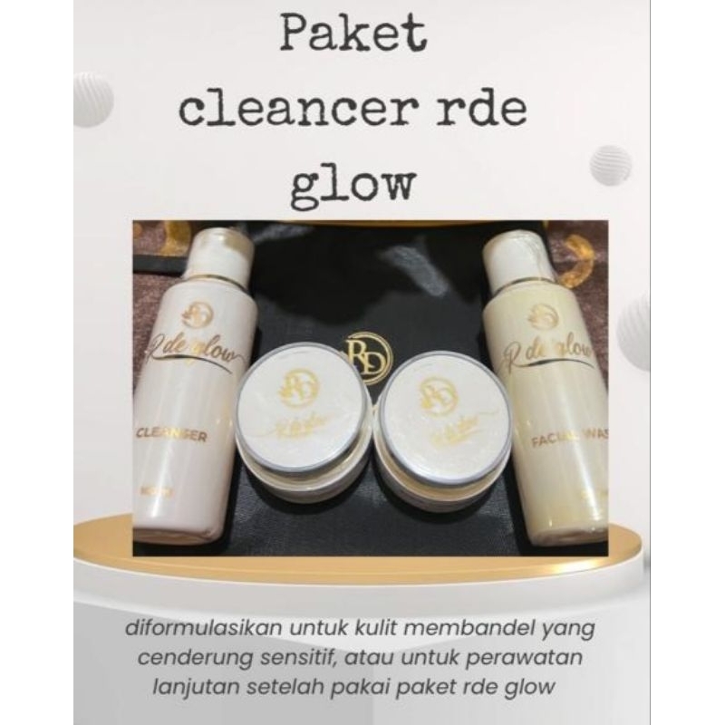 R de' Glow paket cleanser 100% original