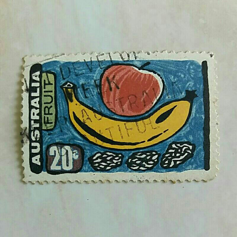 

(AA) Perangko Australia 1972 Primary Industries - Fruit 20c Used