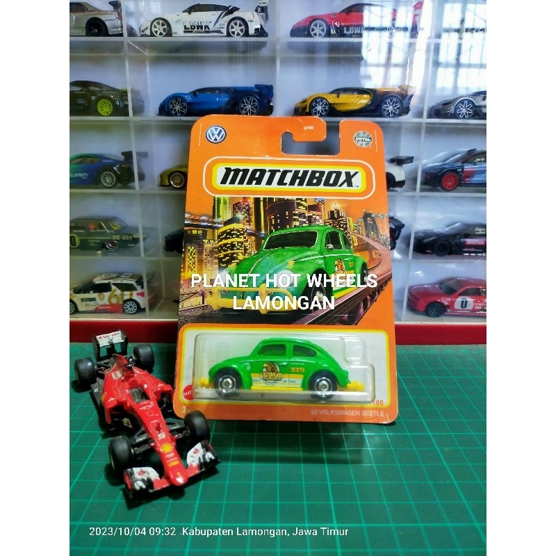 matchbox volkswagen beetle hijau