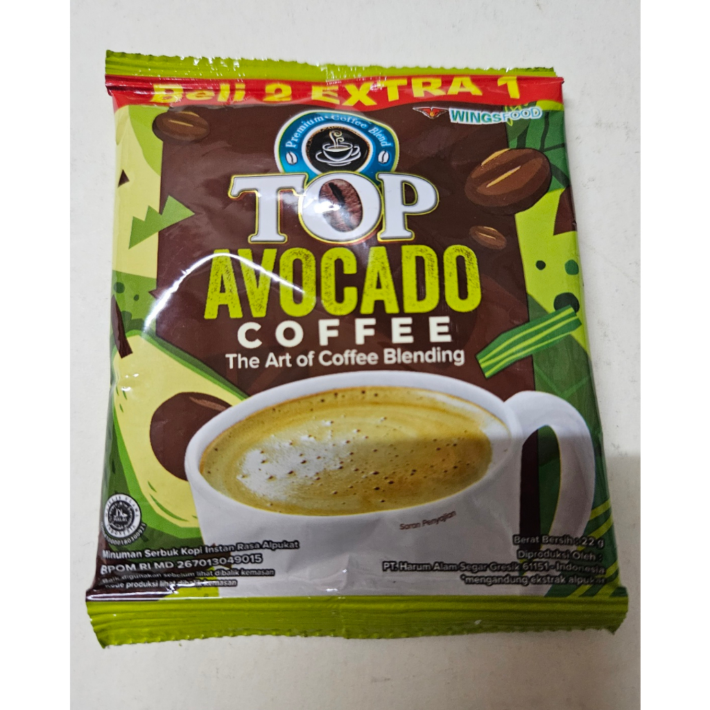 

TOP AVOCADO COFFEE SACHET ECER