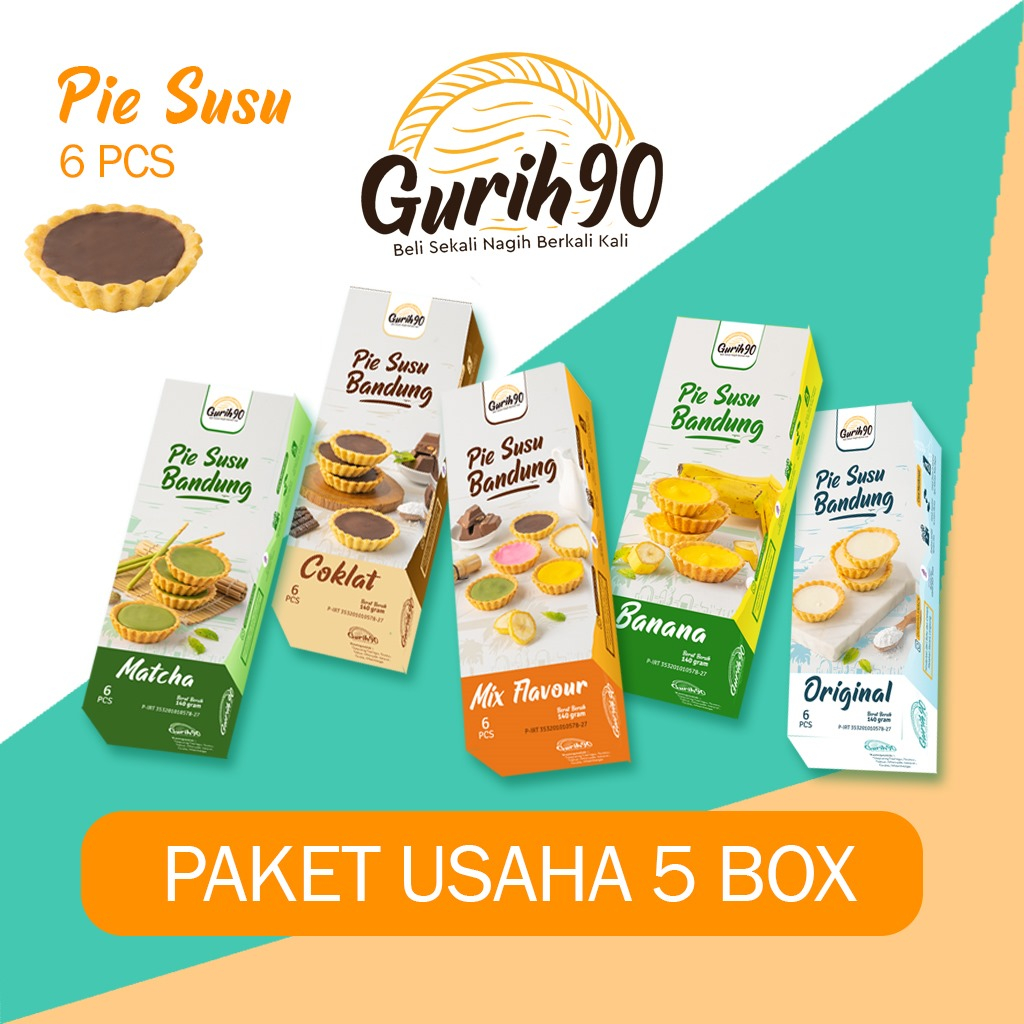 

PAKET BUNDLING Pie susu 5 Box (6 pcs) Snack/cemilan/paketan termurah/isi lengkap/ternak/pie/renyah/oleh oleh bandung/kue/halal