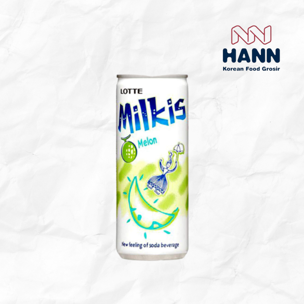 

Lotte Milkis Soda Melon 250g - Minuman Soda Susu Korea Rasa Melon