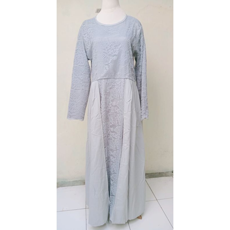 BRUKAT ABU | BRUKAT MIX KATUN | GAMIS BRUKAT ABU | GAMIS BRUKAT PESTA
