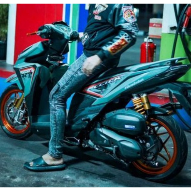 STRIPING TRANSPARAN CLICK VARIO LED OLD 125/150 2015-2017 CLICK VERSION